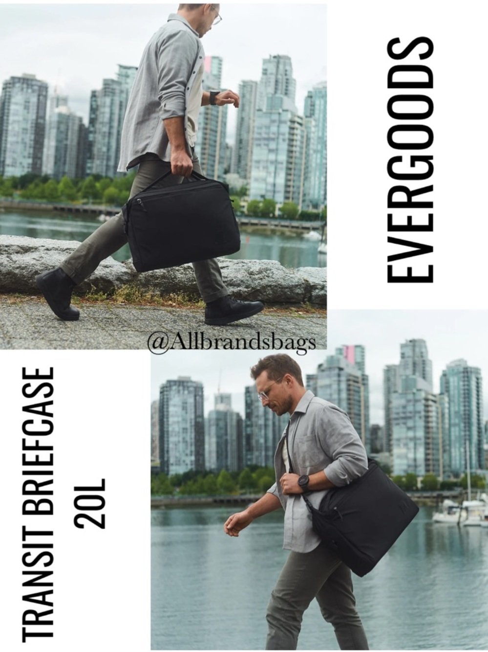 EVERGOODS TRANSIT BRIEFCASE 20L New Without Tag 🏷️